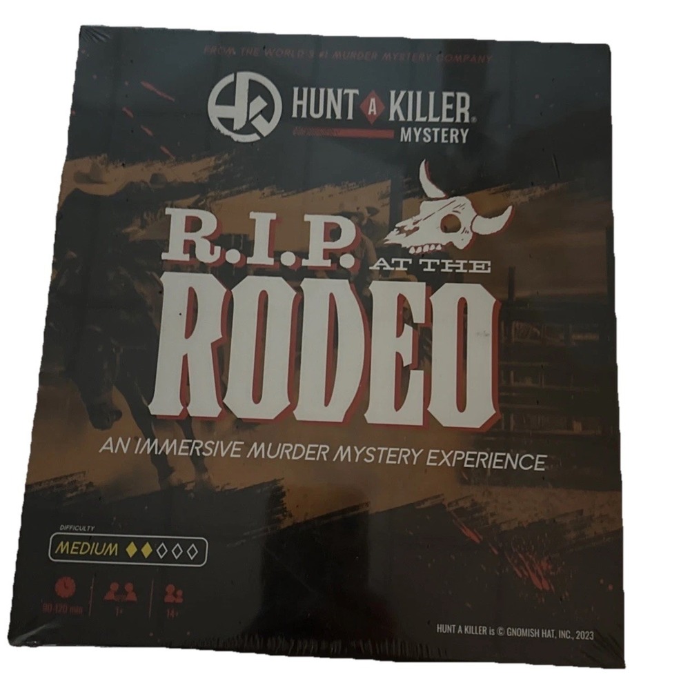 Hunt A Killer RIP At The Rodeo Board Game BRAND NEW SEALED